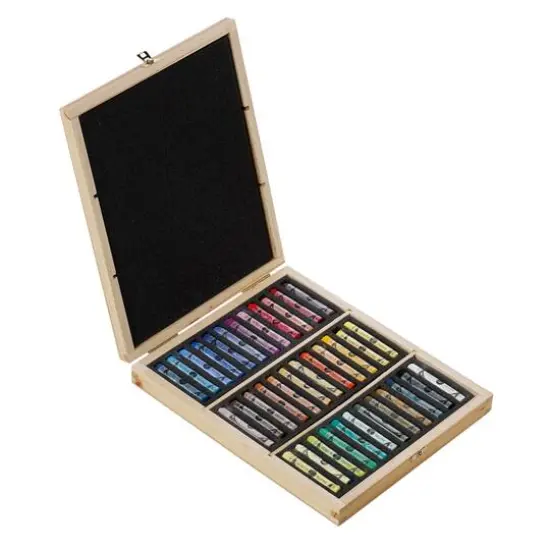 Sennelier Extra-Soft 36 Color Pastel Wooden Box Set {4}