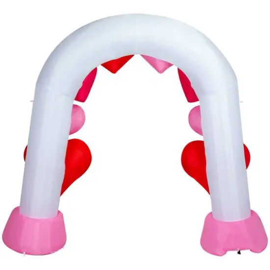 Airblown&reg; 9.5ft. Inflatable LED Archway Heart {5}