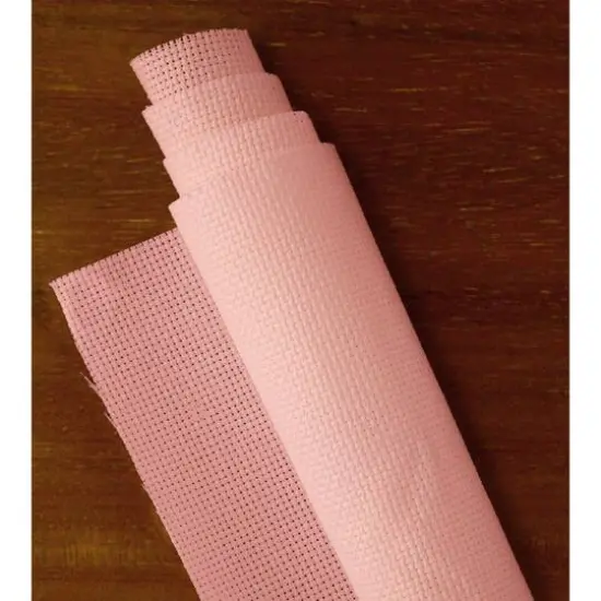 Essentials by Leisure Arts 14 Count Aida Cloth, 30" x 36" Medium Pink {3}