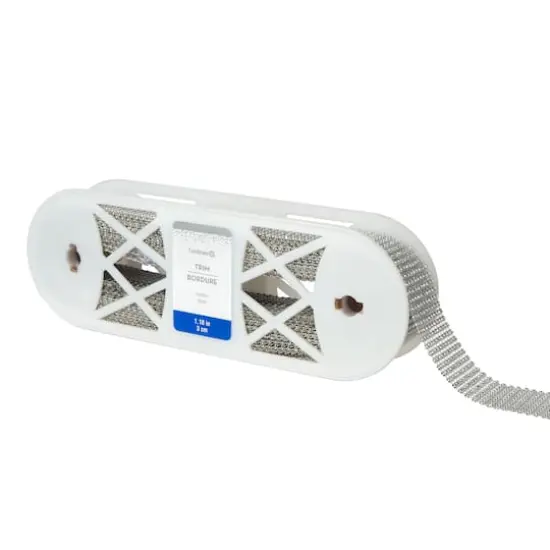 1.18" Silver Round Diamond Mesh Trim by Celebrate It&reg; Fashion Mode {4}