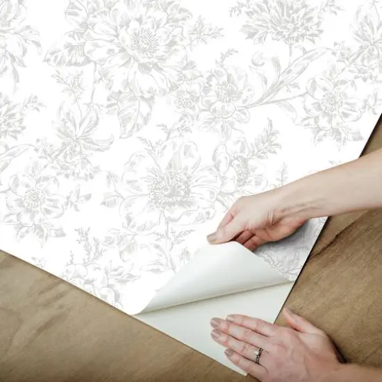 RoomMates Gray Wren Peel & Stick Wallpaper {6}