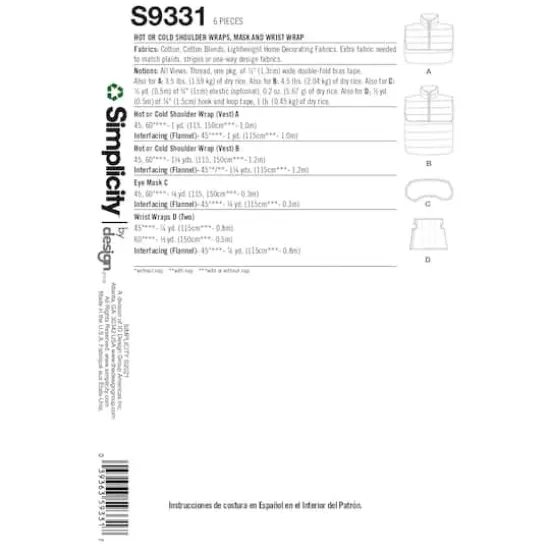 Simplicity&reg; Pattern CS9331 {3}
