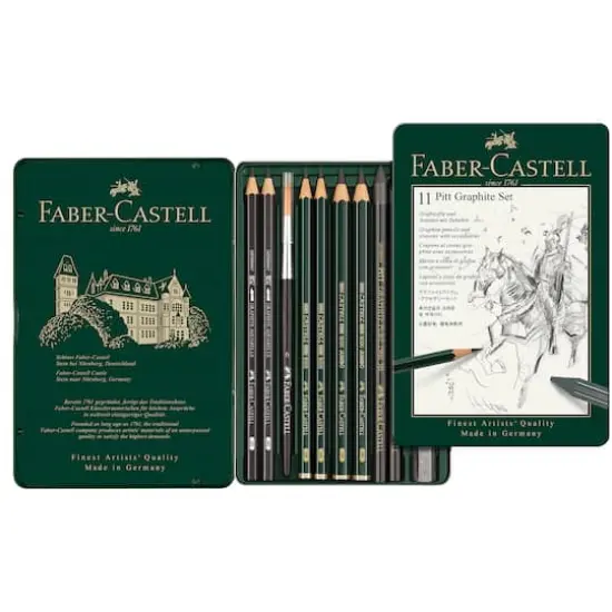 Faber-Castell Pitt Graphite Pencil Set {4}