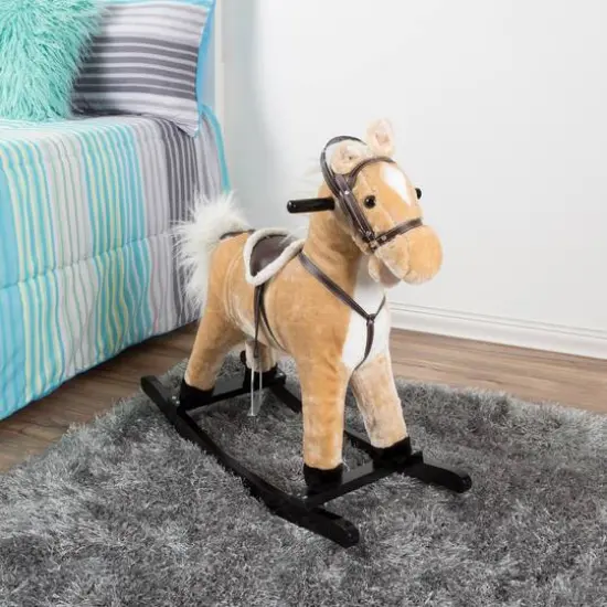 Toy Time Plush Rocking Horse {5}