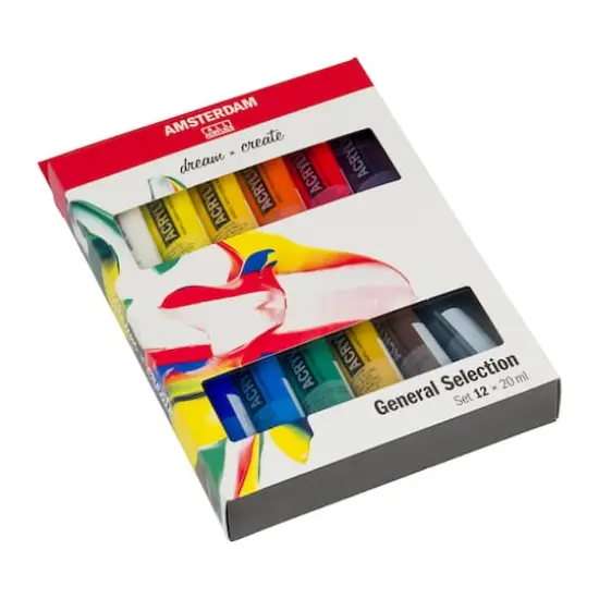 Amsterdam Standard Series 12 Color General Selection Acrylic Paint Set {6}