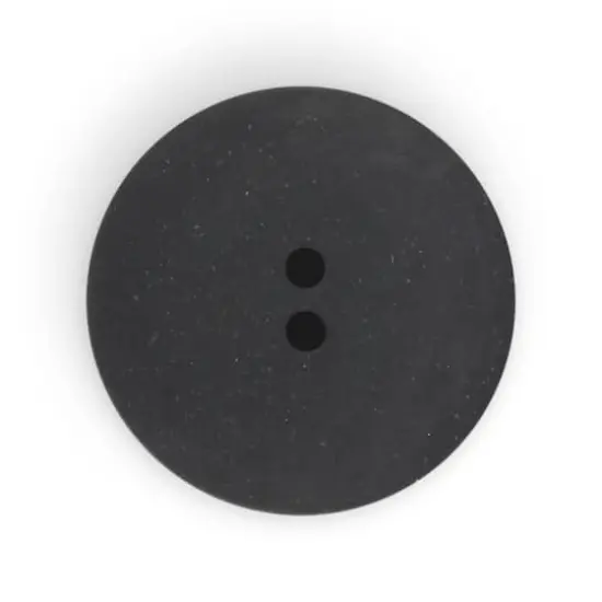 Dritz&reg; 20mm Recycled Hemp Geometric Round Button, 9ct. Black {6}