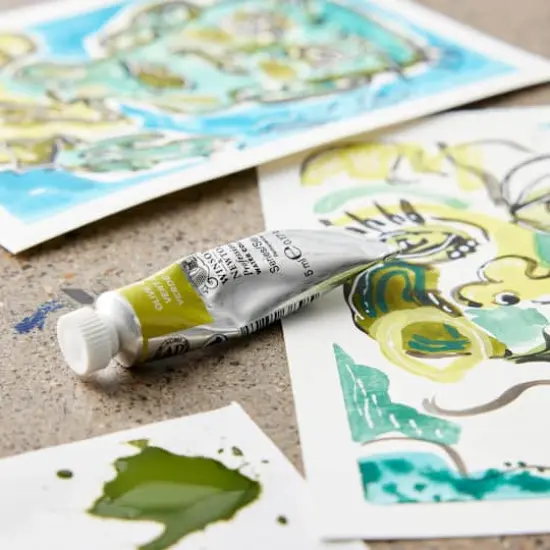 Winsor & Newton&reg; Professional Water Colour&trade; Paint, 5mL Olive Green {3}