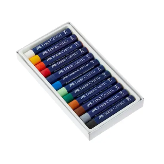 Faber Castell 12 Color Oil Pastel Set {8}