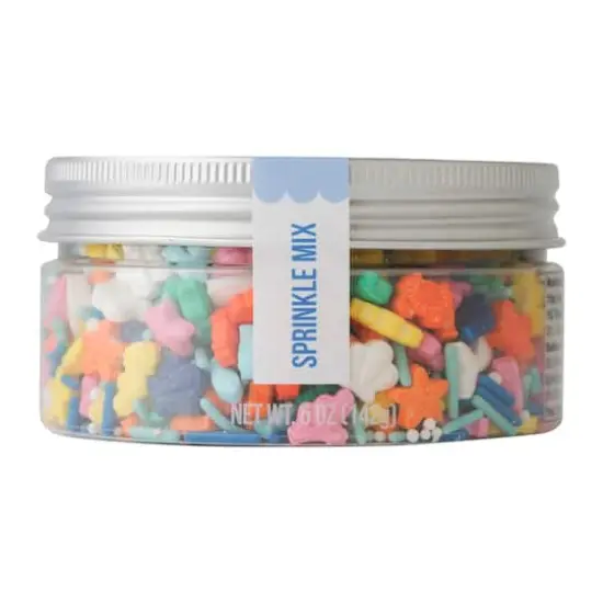 PME Cake Sweet Street&reg; Mixed Shape Sprinkles Sea Sparkle {3}