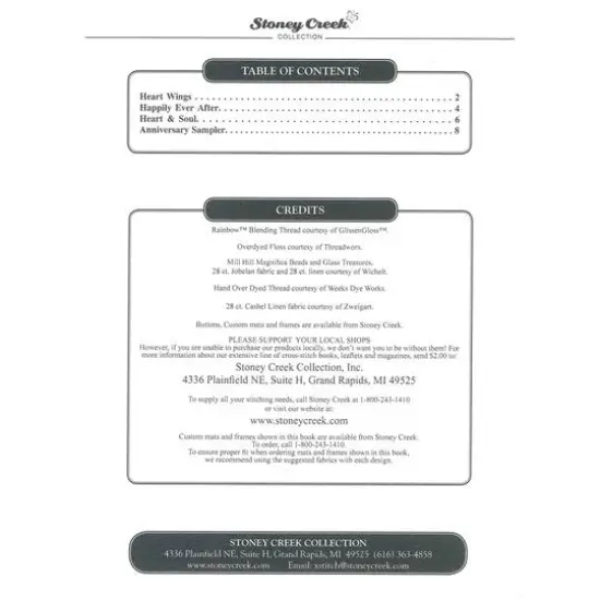 Stoney Creek Happy Ever After Cross Stitch Book {4}