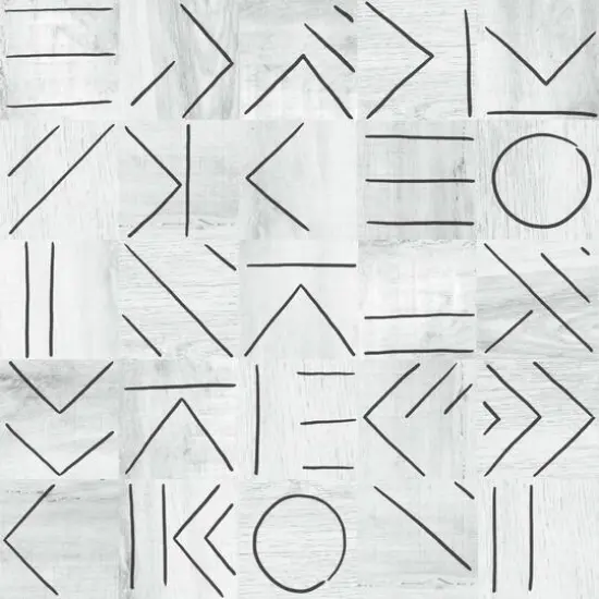 RoomMates Down The Line Peel & Stick Wallpaper Black and Gray {1}