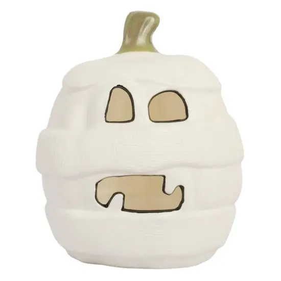 10.5" Lighted Mummy Pumpkin by Ashland&reg; {1}
