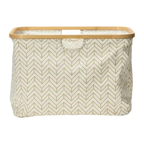 Household Essentials Krush Bamboo Rimmed Basket Brown {6}