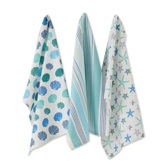 DII&reg; Beach Comber Dishtowel Set {1}