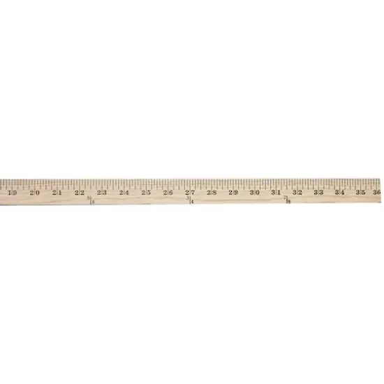 Westcott&reg; C-Thru Wooden Yardstick, 36" {1}