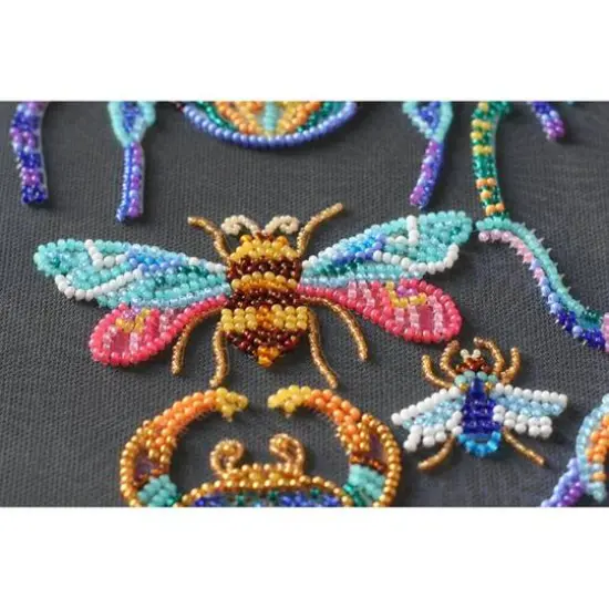 Abris Art Beetles Deco Scenes Bead Embroidery Kit {6}