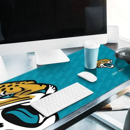 Logo Series Desk Pad Jacksonville Jaguars {5}