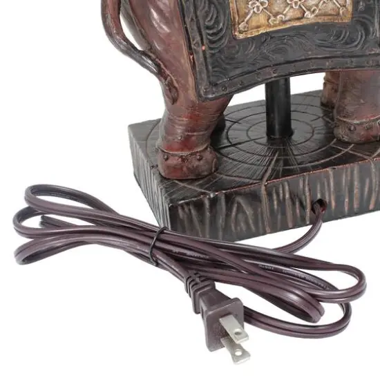 Lalia Home 20.5" Elephant Table Lamp with Fabric Shade {10}