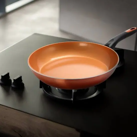 Gibson&reg; Cuisine Hummington 12" Metallic Copper Aluminum Frying Pan {3}