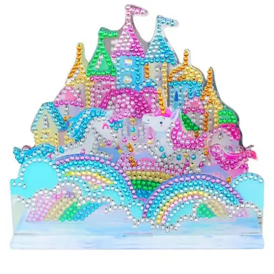 Sparkly Selections Castle with Unicorns 3D Decoration Diamond Painting {1}