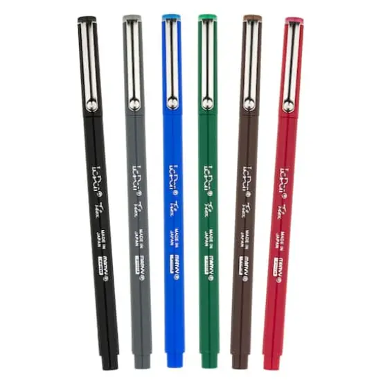 Marvy&reg; Uchida LePen&reg; Flex 6 Primary Pen Set {1}
