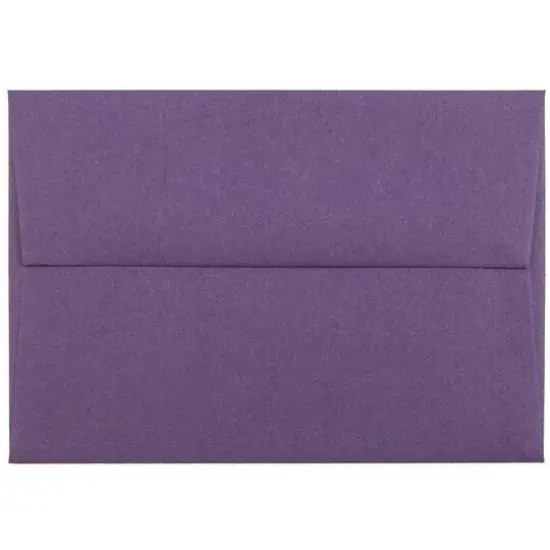 JAM Paper A6 Blank Greeting Cards & Envelopes Set, 100ct. Dark Purple {4}