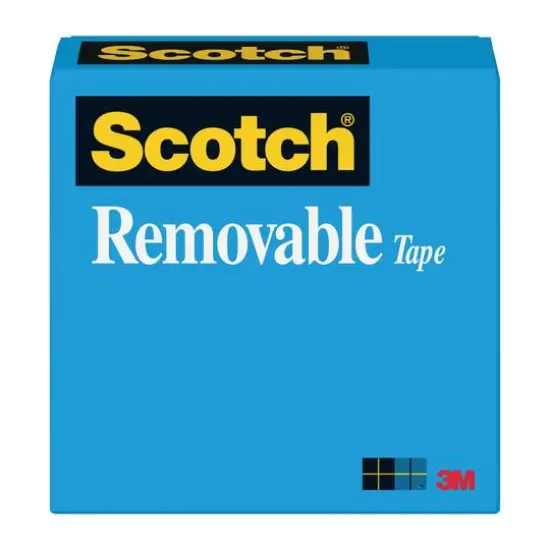 3M Scotch&reg; Removable Tape, 1/2" x 36yd. {1}
