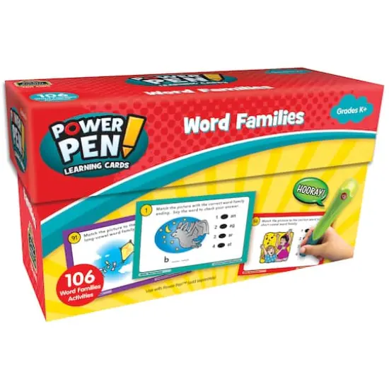 Teacher Created Resources Power Pen™ Learning Cards: Word Families {1}