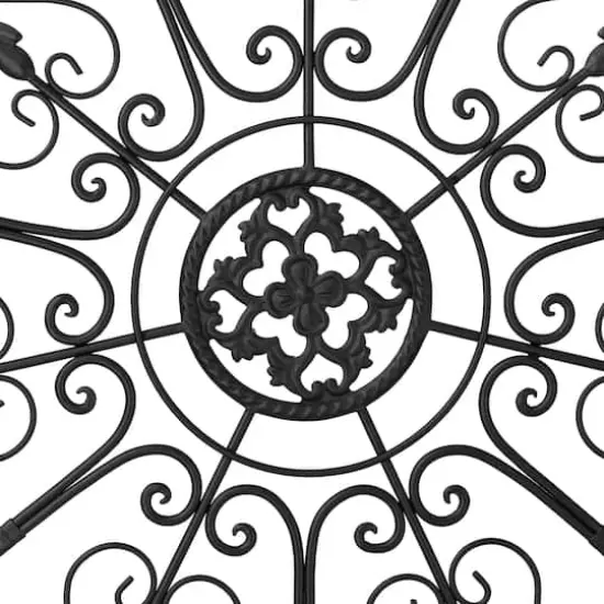 Glitzhome&reg; 23.75" Traditional Iron Scroll Wall D&eacute;cor {8}
