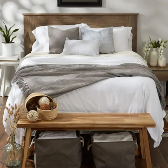 DII&reg; Soft Gray Chenille Throw {5}