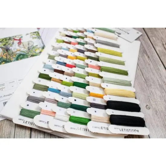 LetiStitch Jungle Time Counted Cross Stitch Kit {7}
