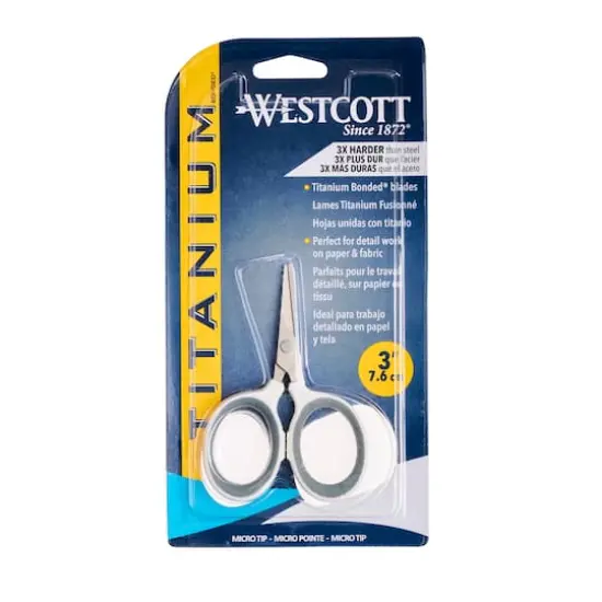 Westcott&reg; 3" Straight Titanium Scissors {5}