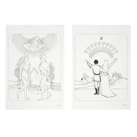 8" x 10" Lovers Tarot Paint-by-Number Kit by Artist's Loft&reg; {4}