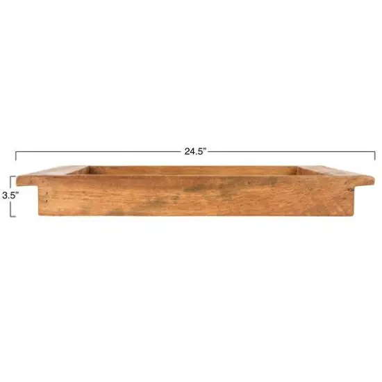 Hello Honey&reg; 24.5'' Found Wood Trug {3}