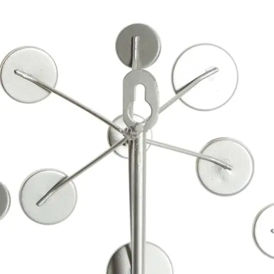 16" Silver Glam Ornamental Metal Wall D&eacute;cor {5}