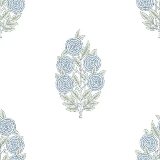 RoomMates Tamara Day Dutch Floral Peel & Stick Wallpaper Blue {1}