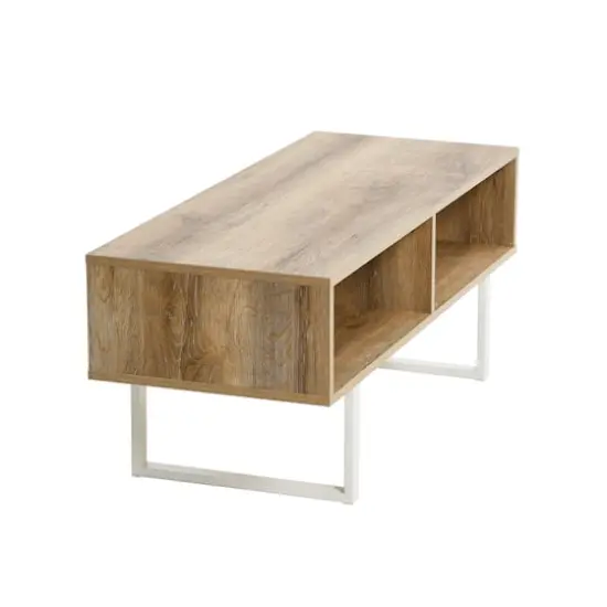 Household Essentials Jamestown Lifted Coffee Table Coastal Oak {5}