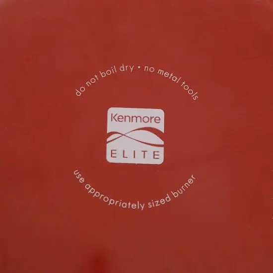 Kenmore&reg; Elite Andover 10-Piece Red Gradient Nonstick Aluminum Cookware Set {5}