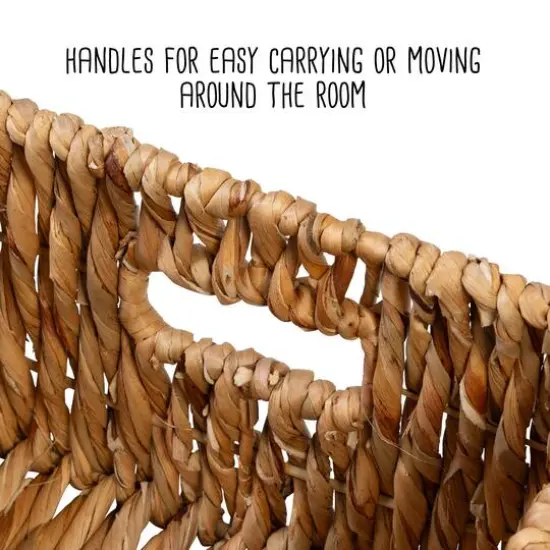 Honey Can Do Square Wicker Natural Nesting Baskets {5}