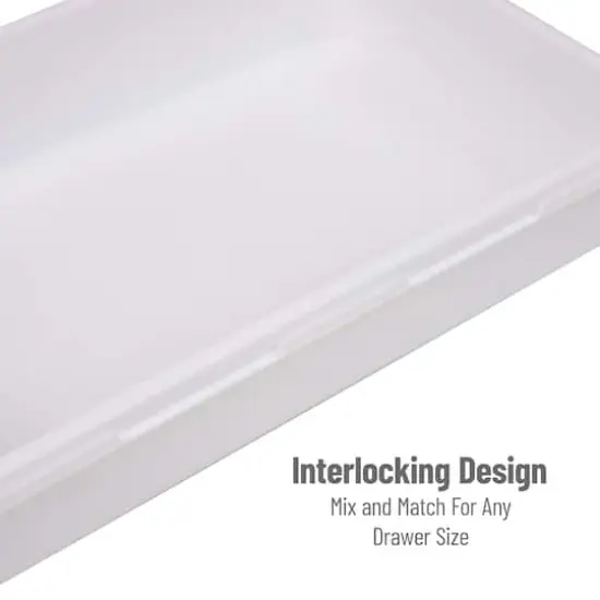 Mind Reader White Drawer Organizer Set {5}