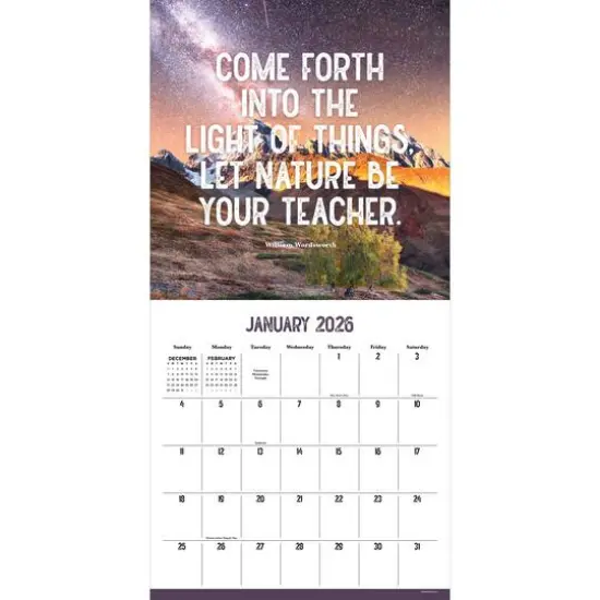 2026 The Great Outdoors Wall Calendar {3}