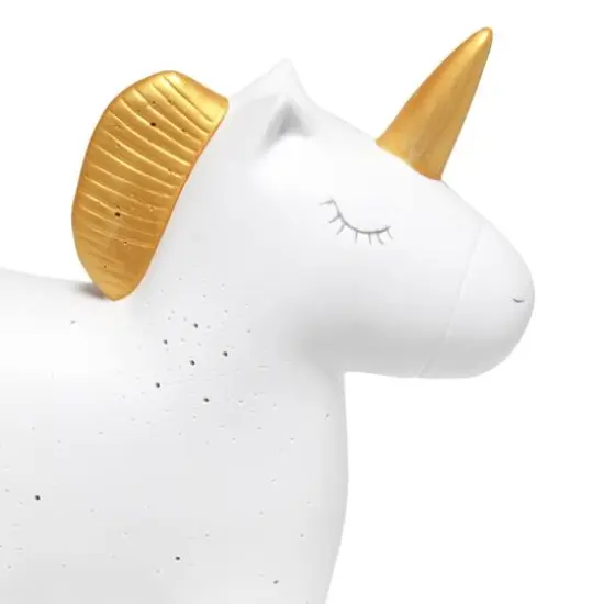 Simple Designs Porcelain Unicorn Shaped Table Lamp {9}