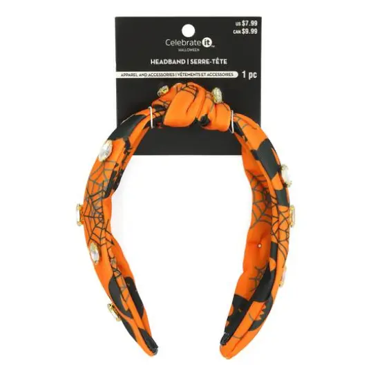 Orange Printed Gem Headband by Celebrate It™ {4}