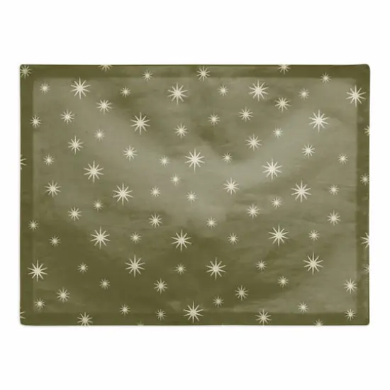 Green Twinkle Cotton Twill Placemat {1}