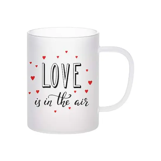 Craft Express 4ct. 15oz. Frosted White Glass Mug {4}