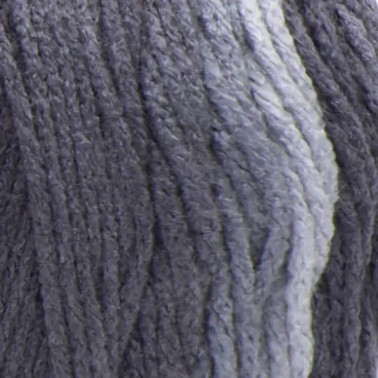 Red Heart&reg; Super Saver Ombre&trade; Yarn Anthracite {4}