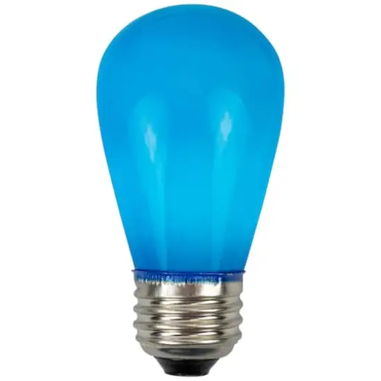 Opaque LED S14 Replacement Bulbs, 25ct. Blue {4}