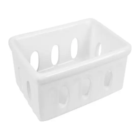 Hello Honey&reg; White Stoneware Berry Bowl/Soap Dish {1}