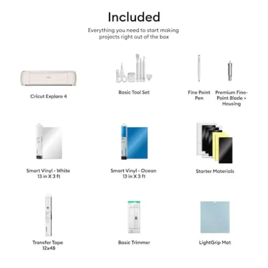 Cricut Explore&reg; 4 + Starter Bundle {4}