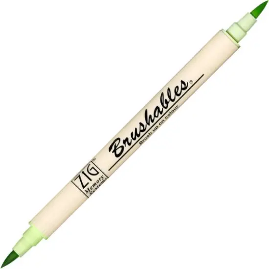 ZIG Memory System&reg; Brushables&reg; Dual-Tip Marker Cool Cucumber {1}
